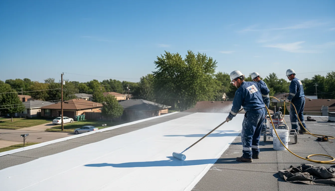 Commercial roof coating in Lisbon, IA near me
